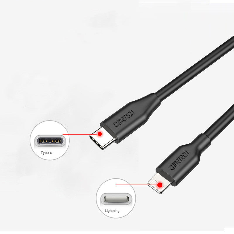 Câble USB-C Lightning CHOETECH | 2M | Charge Rapide