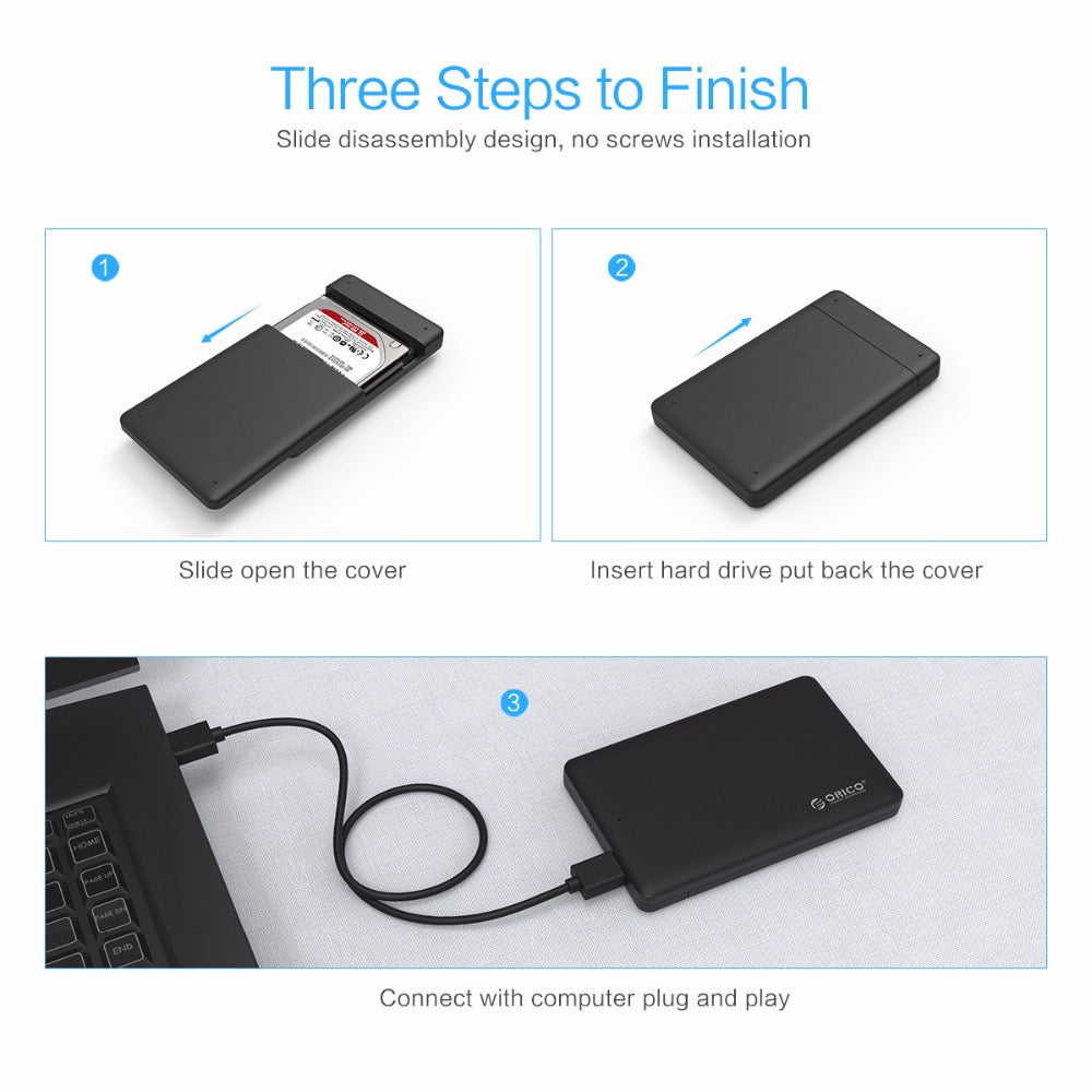 Boîtier Disque Dur Externe ORICO 2577U3 | USB 3.0 | 6TB